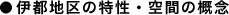 伊都地区の特性・空間の概念