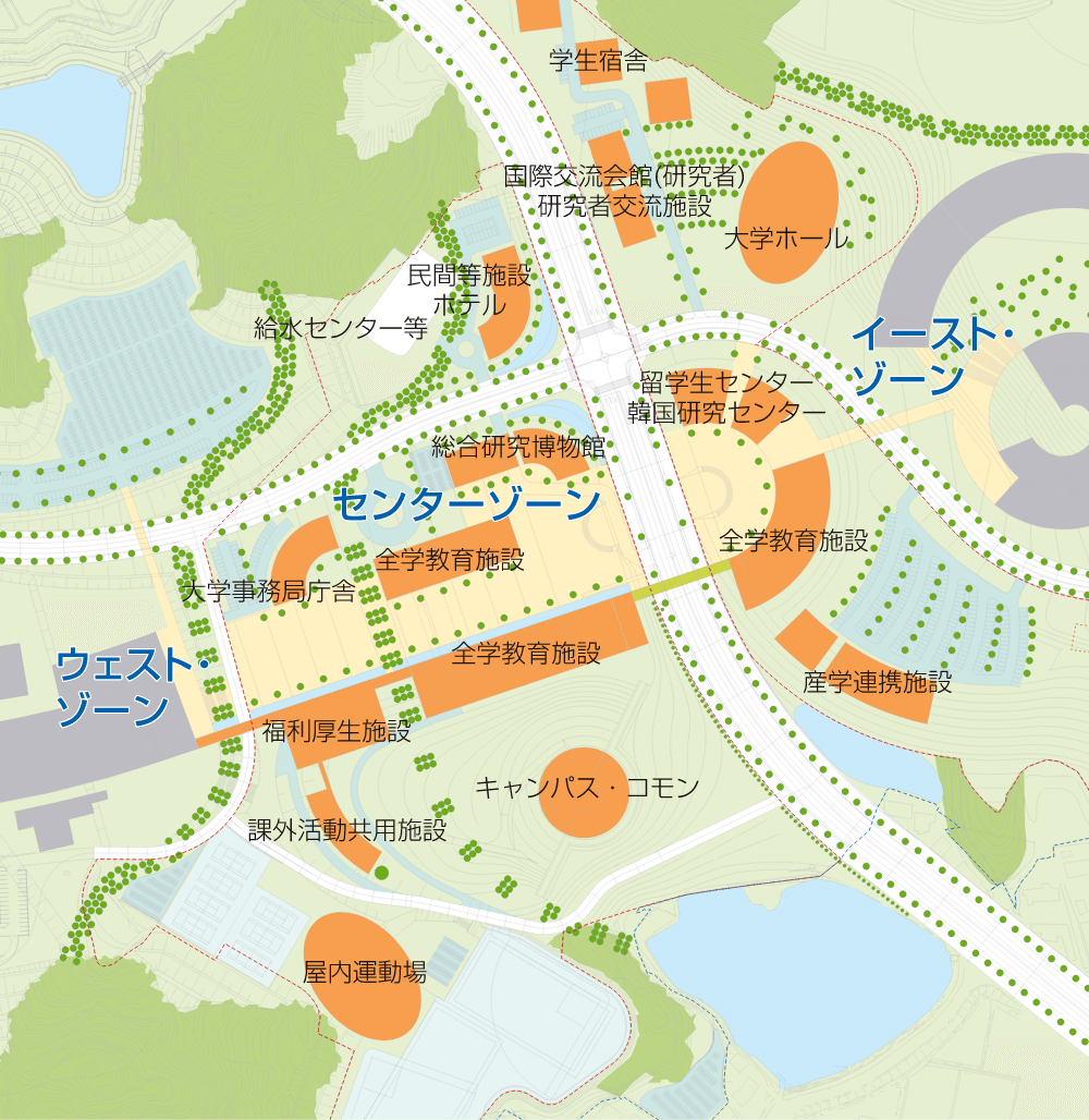 図：九州大学伊都キャンパス