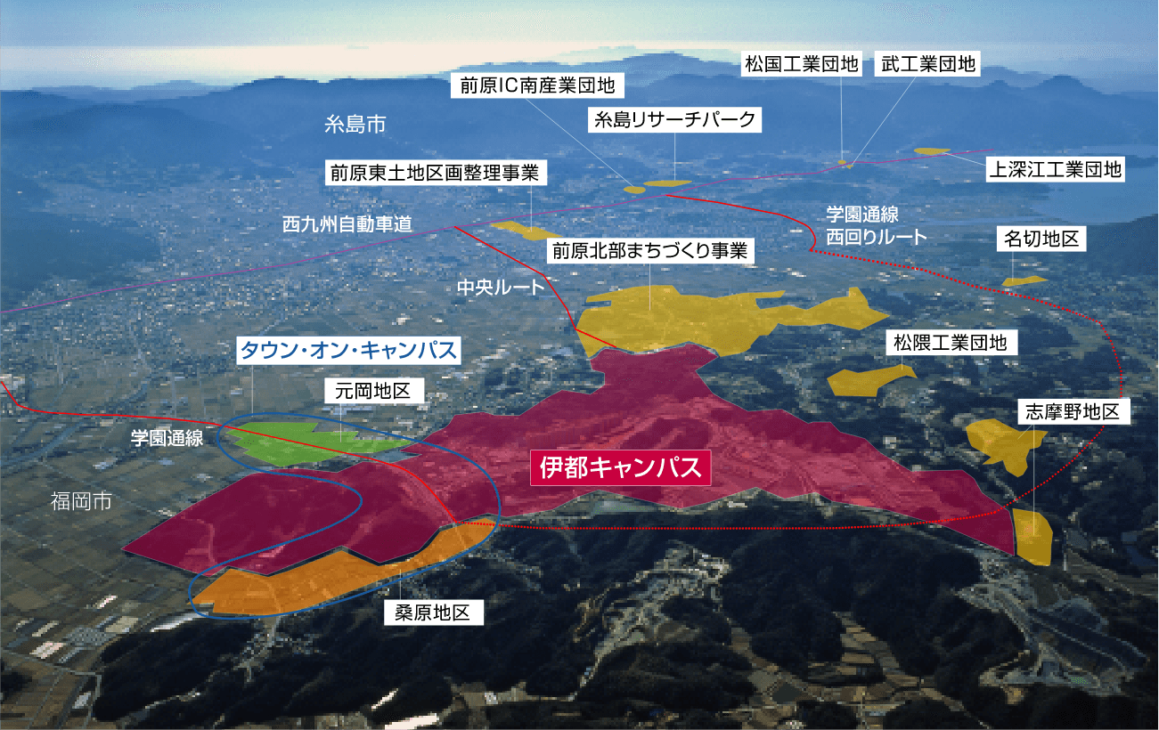 図：西側地区と“ほたる”の整備イメージ